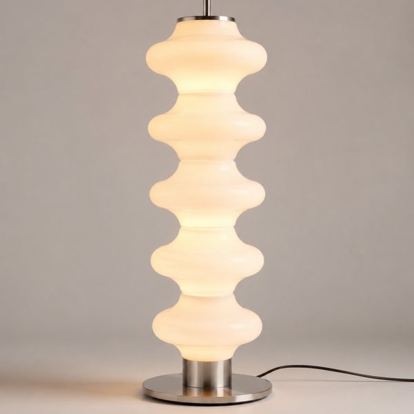 Table lamp, accordion design