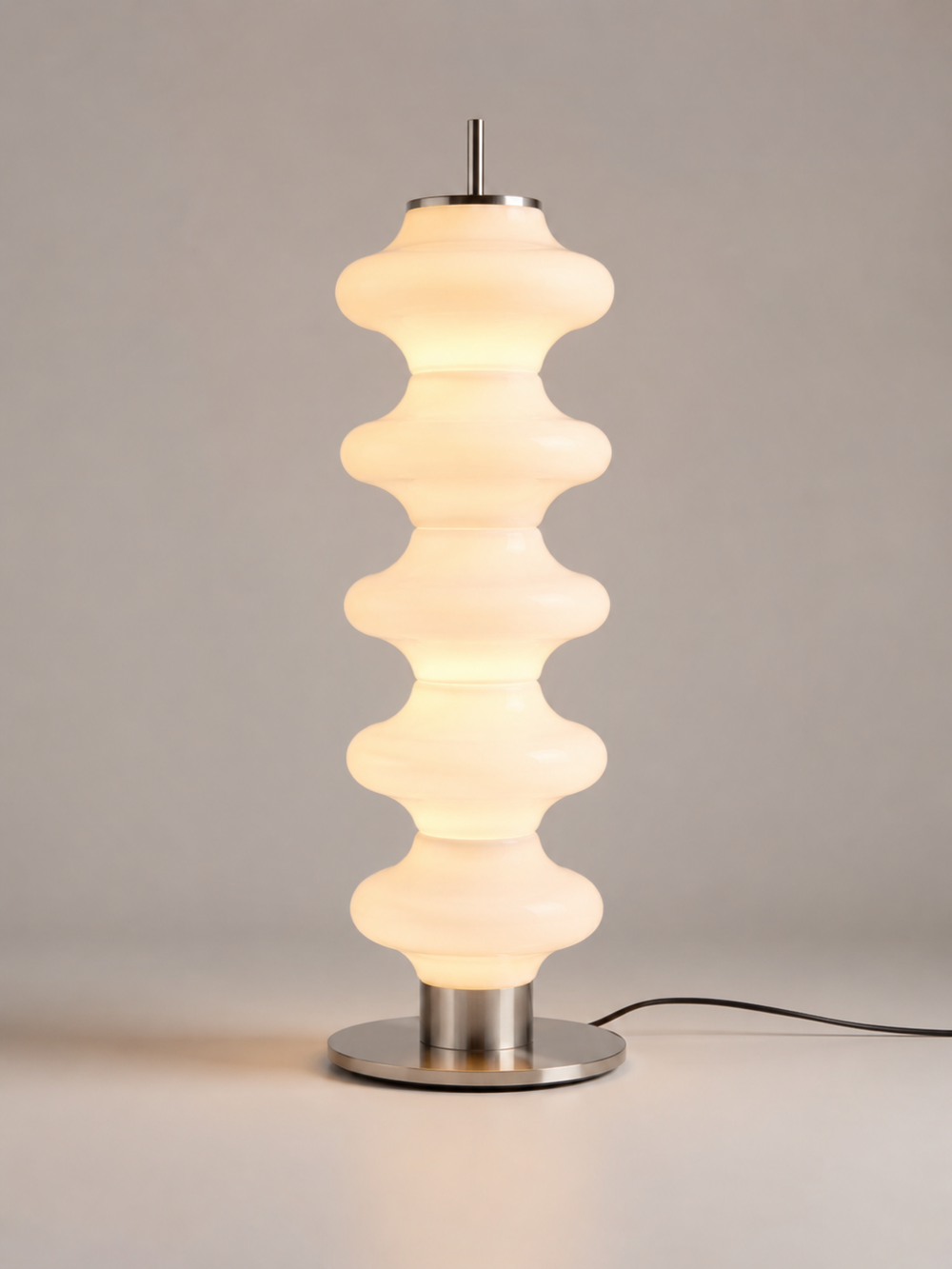 Table lamp, accordion design