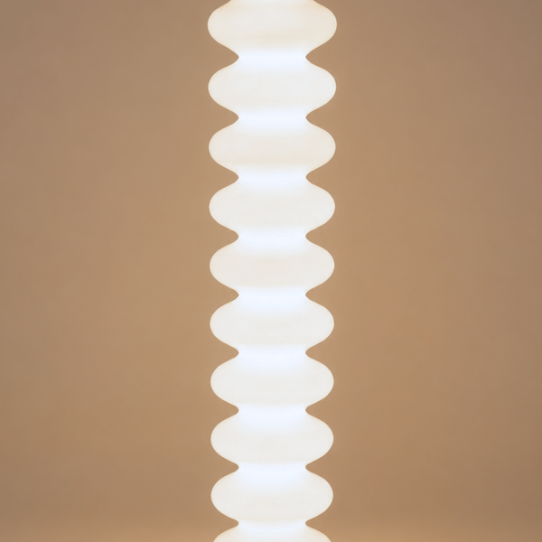 Accordion-design floor lamp