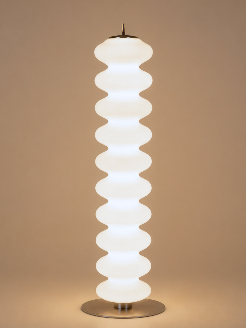 Accordion-design floor lamp