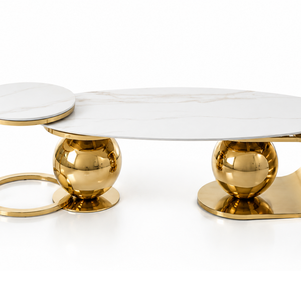 Juego de Coffee Table + Mesa Auxiliar