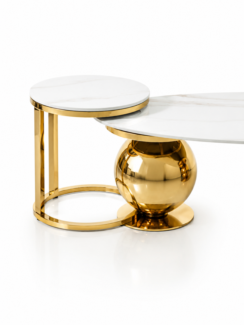 Juego de Coffee Table + Mesa Auxiliar