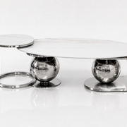 Juego de Coffee Table + Mesa Auxiliar