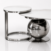 Juego de Coffee Table + Mesa Auxiliar