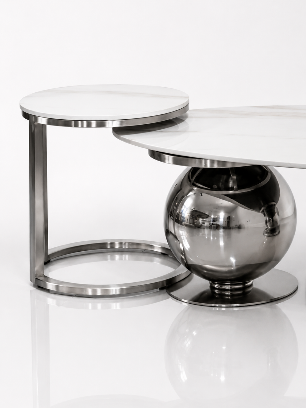 Juego de Coffee Table + Mesa Auxiliar
