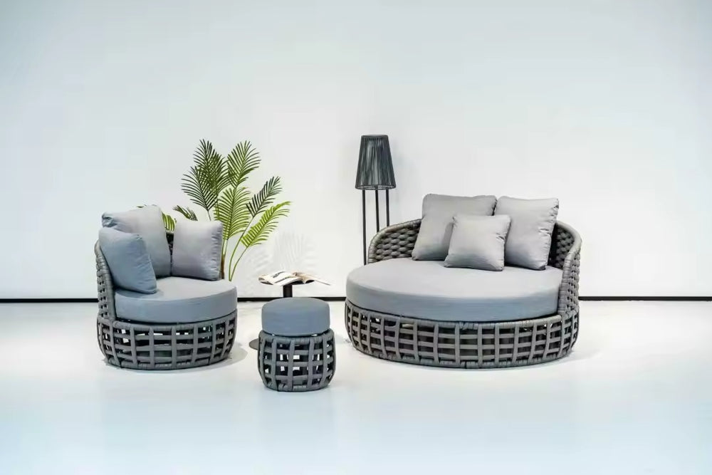 Outdoor Furniture Set — 2-Seater Sofa # Juego Mueble de Exterior. Sofa de 2 cuerpos